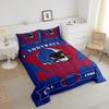 Feelyou Buffalo American Football Bedding Set, Double Size, Red and Blue view 3