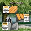 150 cm Outdoor Wooden Garden Bench view 3
