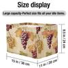 Myfsucce Grape Vintage Painting Fabric Storage Basket for Shelves, 2-Pack view 4