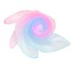 10-Piece Square Juggling Scarf Set, Gradient Chiffon Scarves, 60 x 60 cm, Pink/Blue view 1