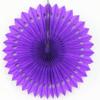 Anevous 10-Pack Paper Party Decorations, 25 cm Paper Fan Honeycomb Balls, Dark Purple view 1