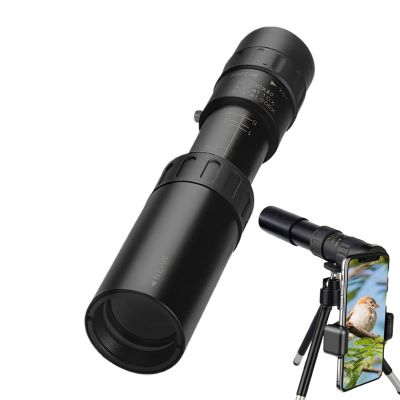 HD Portable Monocular Telescope, 10–300x Magnification