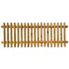 Vertical Slat Garden Fence, KDI Brown, 80 x 250 cm view 1