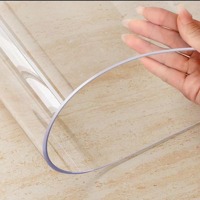 Thick, Durable Transparent PVC Desk Chair Mat, 1 mm, 140 x 160 cm