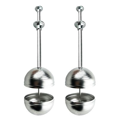 Loose-Leaf Tea Infuser, Stainless Steel Mesh Strainer, 6.69 x 1.85 Inches