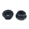 2/5/10 pcs M3 M4 M5 M6 M8 M10 M12 Black 304 A2-70 Stainless Steel Hex Serrated Flange Lock Nuts (10 pcs M4) view 1