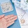 UNICRAFTALE 500 Silver Round Spacer Beads, 5 Sizes, for DIY Jewelry Making view 2