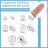 UNICRAFTALE 500 Silver Round Spacer Beads, 5 Sizes, for DIY Jewelry Making view 3