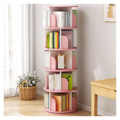 GEK208130 Pink Rotating Bookcase