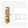 GEK208130 Pink Rotating Bookcase view 2
