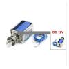 DC 12V 400mA 25N Holding 10mm Stroke Pull-Type Open-Frame Solenoid Electromagnet JF-1039B view 2