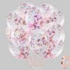 Rainbow Confetti Balloons, 30-Piece Set view 1