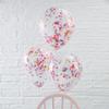 Rainbow Confetti Balloons, 30-Piece Set view 4