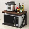 2-Tier Microwave Stand and Kitchen Shelf view 1