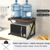 2-Tier Microwave Stand and Kitchen Shelf view 3
