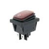 30×22 mm Heavy-Duty Waterproof Rocker Switch, KCD4-201 DPST 4-Pin, 16A 250VAC, ON-OFF-ON, Red LED 12–24V view 4