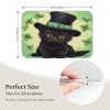 Mexpekil St. Patrick's Cat Clover Doormat, 40 x 60 cm, Washable, Indoor/Outdoor, Non-Slip view 4