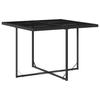 IKAYAA 9-Piece Rattan Patio Dining Set for 8, Black view 4