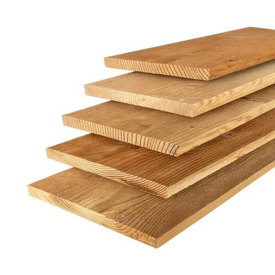 Square-Edge Larch Boards, 6 x 1 in., 59 in. Long, 5-Pack