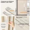 No-Drill Blackout Door Curtain with Glide Rails, Magnetic Blue, 80 x 220 cm view 4