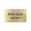 High-Quality Engraved Brass Sign – Various Sizes | “Do Not Disturb” Motif, No Screw Holes, 100 x 60 mm view 2