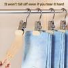 2025 New Rust-Resistant Space-Saving Clothes Clips, Blue, 10-Piece view 2