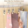 2025 New Rust-Resistant Space-Saving Clothes Clips, Blue, 10-Piece view 4