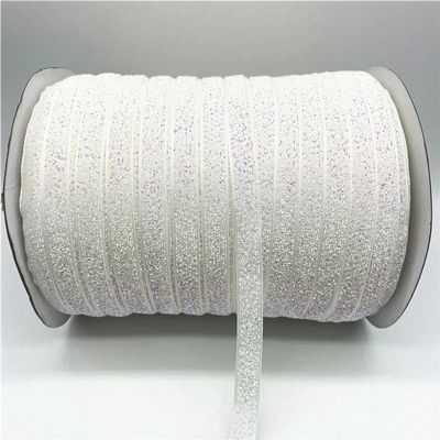 DUBTEDHOU Velvet Ribbon, 638 mm, 5 Yards, Handmade, for Wedding and Party Decorations, Gift Wrapping, DIY Hair Bows, Sewing, and Crafts (Shiny White, 25 mm x 5 yards)