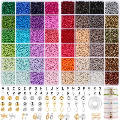RUBY 3mm Bead Jewelry-Making Set, 48 Colors