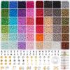 RUBY 3mm Bead Jewelry-Making Set, 48 Colors view 1