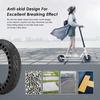 Xiaoxu 10-Inch Replacement Tire for Electric Scooters, 10 x 2.50/10 x 2.125, Honeycomb Shock-Absorbing Tire view 2