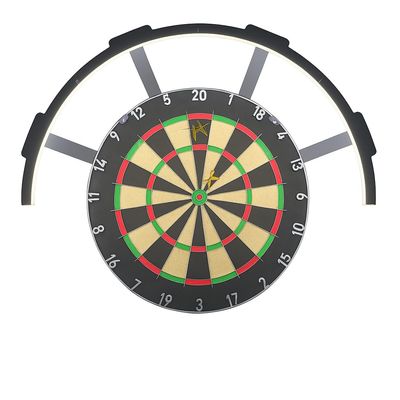 180° LED Dartboard Lighting System, Black, with Lighting and Magnets
