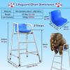 Generic Lifeguard Chair for Indoor and Outdoor Pools, 4–6 ft Heights view 2