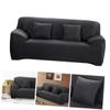 Cabilock Stretch Sofa Slipcover 195 x 230 cm Polyester Black view 4