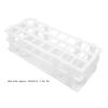 Plastic Test Tube Rack, 24-Hole Removable Tube Holder for Laboratory view 2