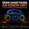 Denver DAB+ Boombox with DAB+/FM Radio TDB-212, Blue view 2