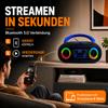 Denver DAB+ Boombox with DAB+/FM Radio TDB-212, Blue view 4