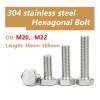 Saharuse 304 Stainless Steel Extended Hex-Head Screw M20x45 view 2