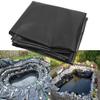 Durable Black Leather Pond Liner, 5 x 4 m, Reinforced and Waterproof, with Pond Underlay, 7 x 10 m view 1