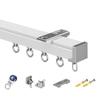 Ceiling-Mounted Curtain Track, White, 2.5 m (8.2 ft) view 1