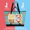 JUMBEAR Capybara Large Cooler Bag, Insulated Food Delivery Bag, Foldable Lunch Bag, Leakproof Cooler Tote for Beach, Camping, Picnics and Travel view 3