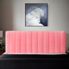 TLMQYXZE Velvet Headboard Cover, Dust-Resistant Stretch Slipcover, Washable All-in-One Cover, Pink, 180 x 70 cm view 1