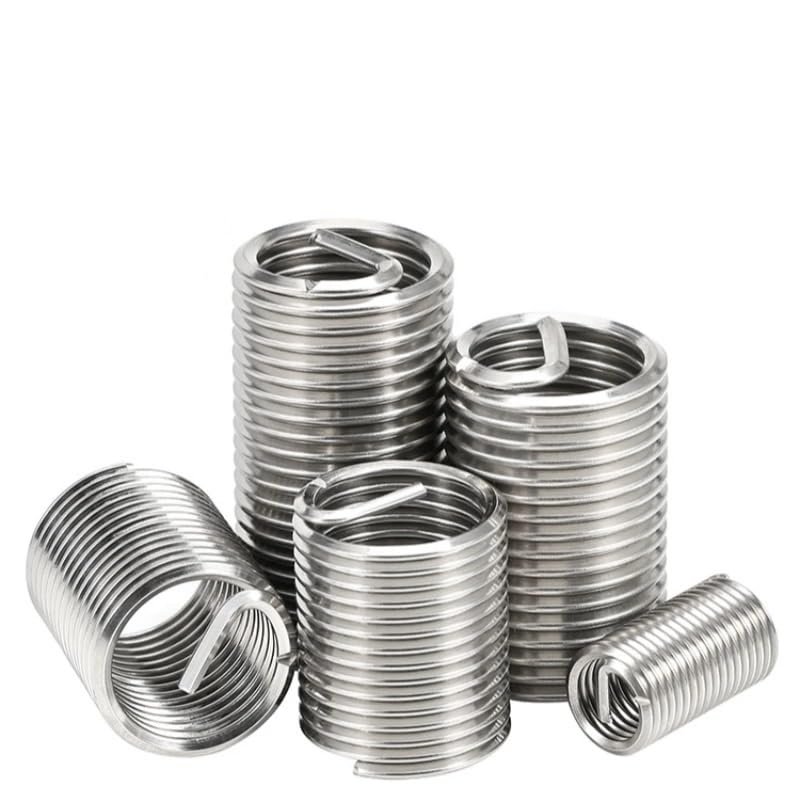 DQZRTUECA Stainless Steel Helicoil-Type Thread Insert Kit, M1.6–M24, 1D–3D (M1.6 × 0.35 × 1D, 20 pcs)