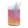 RTBKLYQ Leather Pen Holder for Desk, Rainbow Print view 1