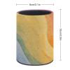 RTBKLYQ Leather Pen Holder for Desk, Rainbow Print view 2