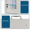 Easnuroz Cell Phone Storage Locker, 12–60 Slots, Stainless Steel, Wall-Mount/Desktop with Lock view 4