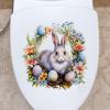 Easter Bunny Sticker – Cute Happy Rabbit view 4