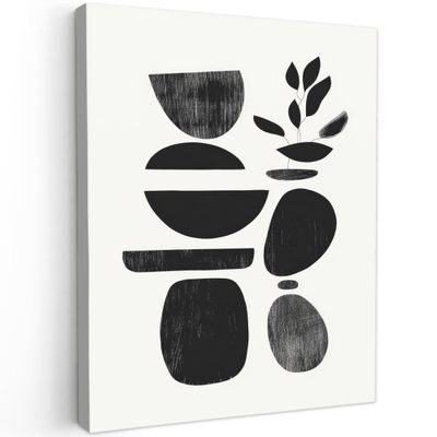 MuchoWow Small Mini Canvas Wall Art for Bedroom or Bathroom