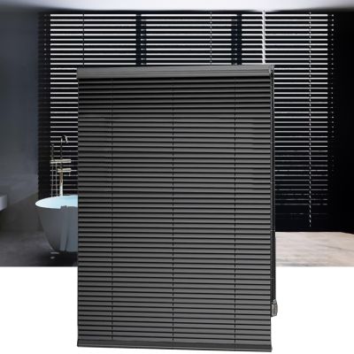 YUJIANHUAA Black Aluminum Venetian Blind, 120 x 100 cm