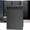 YUJIANHUAA Black Aluminum Venetian Blind, 120 x 100 cm view 1